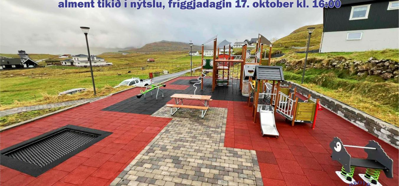 SPÆLIPLÁSSIÐ Í FROÐBA ALMENT TIKIÐ Í NÝTSLU 